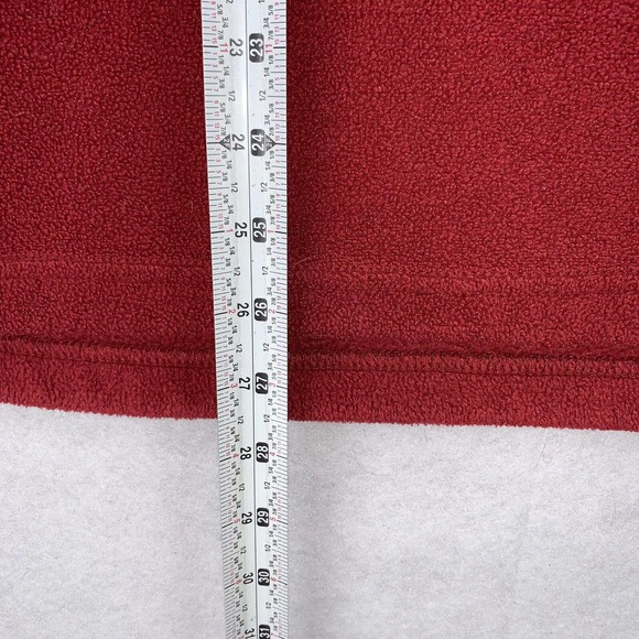 Columbia Jacket Mens XL Red 1/4 Zip Fleece Sweater‎ Hiking Sweater Outdoor - Picture 5 of 6